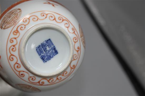 A group of six Chinese porcelain bowls, 6.2cm to 29cm diameter